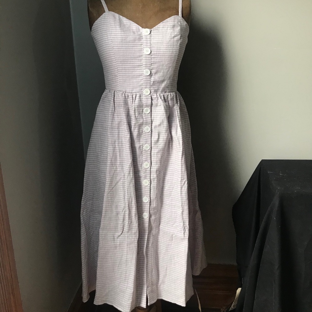 Reformation Thelma Dress Jane Check size 8